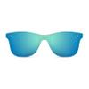FEISEDY Trendy Rimless Mirrored One Piece Lens Sunglasses Reflective Sun Glasses B4155 view 2