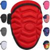 Exxact Sports Defender Baseball Elbow Guard, Batters Softball Elbow Guard Baseball Youth & Adult with Adjustable Straps - (Red, Youth) view 1