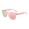 FEISEDY Trendy Rimless Mirrored One Piece Lens Sunglasses Reflective Sun Glasses B4155 view 1
