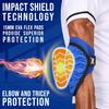 Exxact Sports Defender Baseball Elbow Guard, Batters Softball Elbow Guard Baseball Youth & Adult with Adjustable Straps - (RoyalBlue, ALXL) view 2