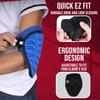 Exxact Sports Defender Baseball Elbow Guard, Batters Softball Elbow Guard Baseball Youth & Adult with Adjustable Straps - (RoyalBlue, ALXL) view 3
