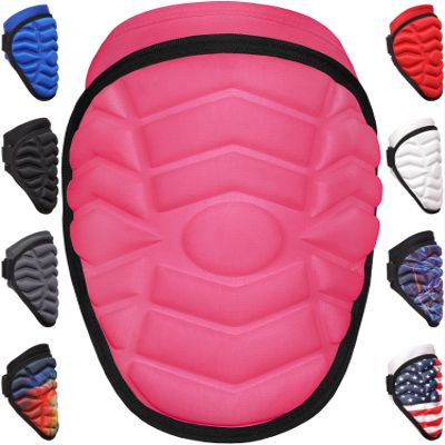 Exxact Sports Defender Baseball Elbow Guard, Batters Softball Elbow Guard Baseball Youth & Adult with Adjustable Straps - (Pink, ALXL)