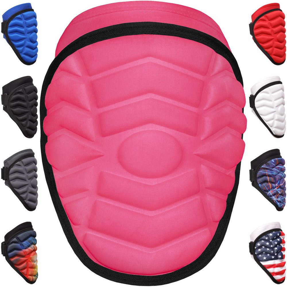 Exxact Sports Defender Baseball Elbow Guard, Batters Softball Elbow Guard Baseball Youth & Adult with Adjustable Straps - (Pink, ALXL)