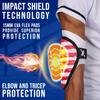 Exxact Sports Defender Baseball Elbow Guard, Batters Softball Elbow Guard Baseball Youth & Adult with Adjustable Straps - (USA Flag, ALXL) view 2