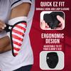 Exxact Sports Defender Baseball Elbow Guard, Batters Softball Elbow Guard Baseball Youth & Adult with Adjustable Straps - (USA Flag, ALXL) view 3