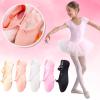 Little Kid's Solid Ballet Shoes Girls Dance Stage Dance Performance Slippers enuine Leather (White, 13 Little Child) view 2