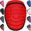 Exxact Sports Defender Baseball Elbow Guard, Batters Softball Elbow Guard Baseball Youth & Adult with Adjustable Straps - (Red, ALXL) view 1