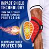 Exxact Sports Defender Baseball Elbow Guard, Batters Softball Elbow Guard Baseball Youth & Adult with Adjustable Straps - (Red, ALXL) view 2
