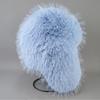 jweemax Artificial Fur Winter Trapper Hat, Winter Ushanka Hat, Aviator Winter Hat, Trapper Hat, Solid Color, Blue view 4