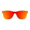 FEISEDY Trendy Rimless Mirrored One Piece Lens Sunglasses Reflective Sun Glasses B4155 view 2