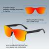 FEISEDY Trendy Rimless Mirrored One Piece Lens Sunglasses Reflective Sun Glasses B4155 view 4