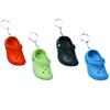 4Pcs Cute Shoes Style Keychain - Mini Rubber Slipper Lovely Keyring Buckle for Birthday Gifts - Set B view 1