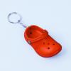 4Pcs Cute Shoes Style Keychain - Mini Rubber Slipper Lovely Keyring Buckle for Birthday Gifts - Set B view 2