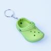 4Pcs Cute Shoes Style Keychain - Mini Rubber Slipper Lovely Keyring Buckle for Birthday Gifts - Set B view 3