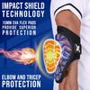 Exxact Sports Defender Baseball Elbow Guard, Batters Softball Elbow Guard Baseball Youth & Adult with Adjustable Straps - (Lazer, ALXL) view 2