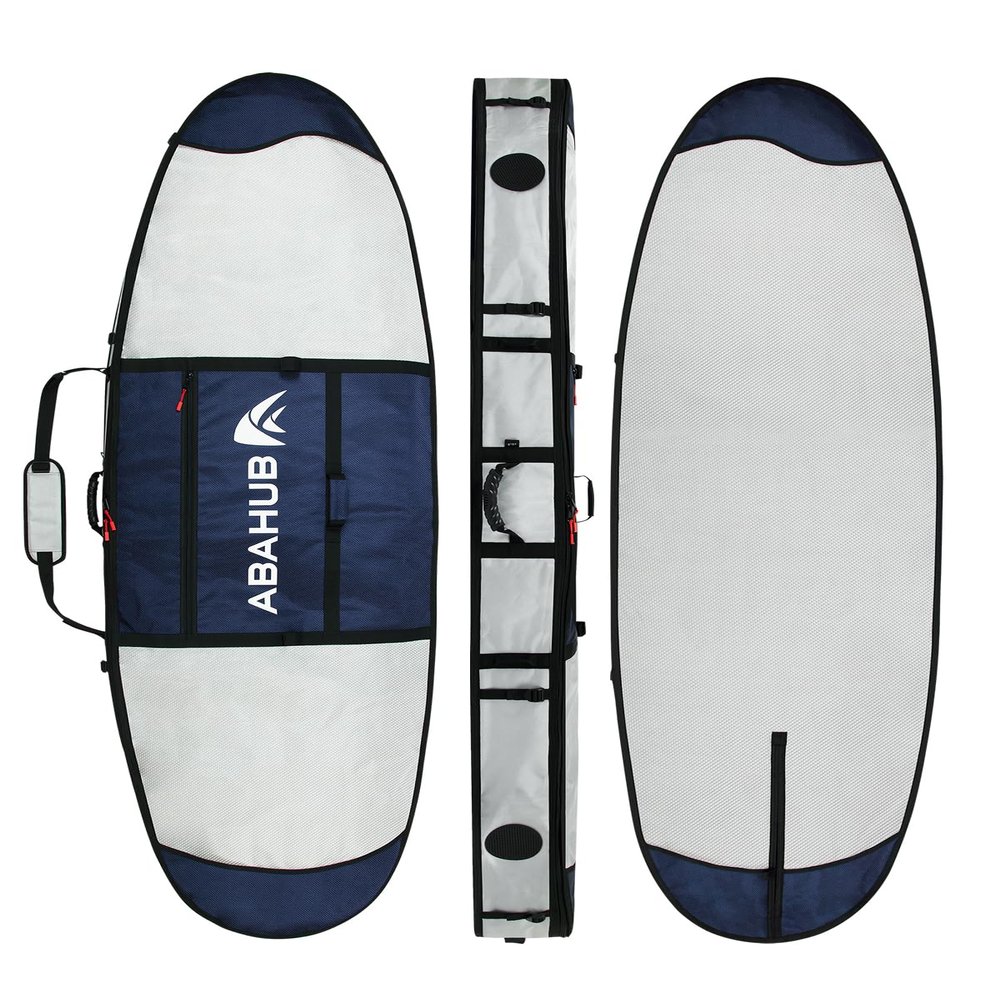 Abahub Premium 10'0 x 33 SUP Travel Bag, Foam Padded Stand-up Paddleboard Cover Case, Paddle Board Carrying Bags for Paddleboarding, Outdoor, Airplane, Car, Truck, Upgraded Fabrics Blue