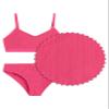 Ruched Solid V-Neck Bikini view 2