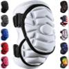 Exxact Sports Defender Plus Baseball Elbow Guard Youth & Adult, Batters Softball Elbow Guard Baseball with Adjustable Straps - (White, ALXL) view 1