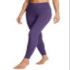 baleaf Leggings with Pockets for Women Tummy Control Workout High Waisted Athletic Ultra Soft 7/8 Gym Yoga Petite Ankle Pants Shadow Purple 2XL view 1
