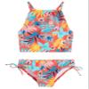 Kanu Surf Girls, Daisy UPF 50 Beach Sport Halter Tankini 2-Piece Swimsuit, Nellie Coral, 5 view 1