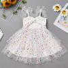 Toddler Tea Party Dress: Flower Girl Dress, Baby Girls Tutu Cake Smash Dress Summer Pageant Backless Fairy Princess Birthday Sequin Baptism Ruffle Tulle Easter Photoshoot White & Star 18-24 Months view 4