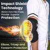 Exxact Sports Defender Plus Baseball Elbow Guard Youth & Adult, Batters Softball Elbow Guard Baseball with Adjustable Straps - (Black, ALXL) view 2