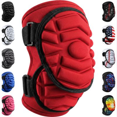 Exxact Sports Defender Plus Baseball Elbow Guard Youth & Adult, Batters Softball Elbow Guard Baseball with Adjustable Straps - (Red, ASM)