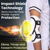 Exxact Sports Defender Plus Baseball Elbow Guard Youth & Adult, Batters Softball Elbow Guard Baseball with Adjustable Straps - (White, Youth) view 2