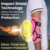 Exxact Sports Defender Plus Baseball Elbow Guard (Pink, Youth) view 2