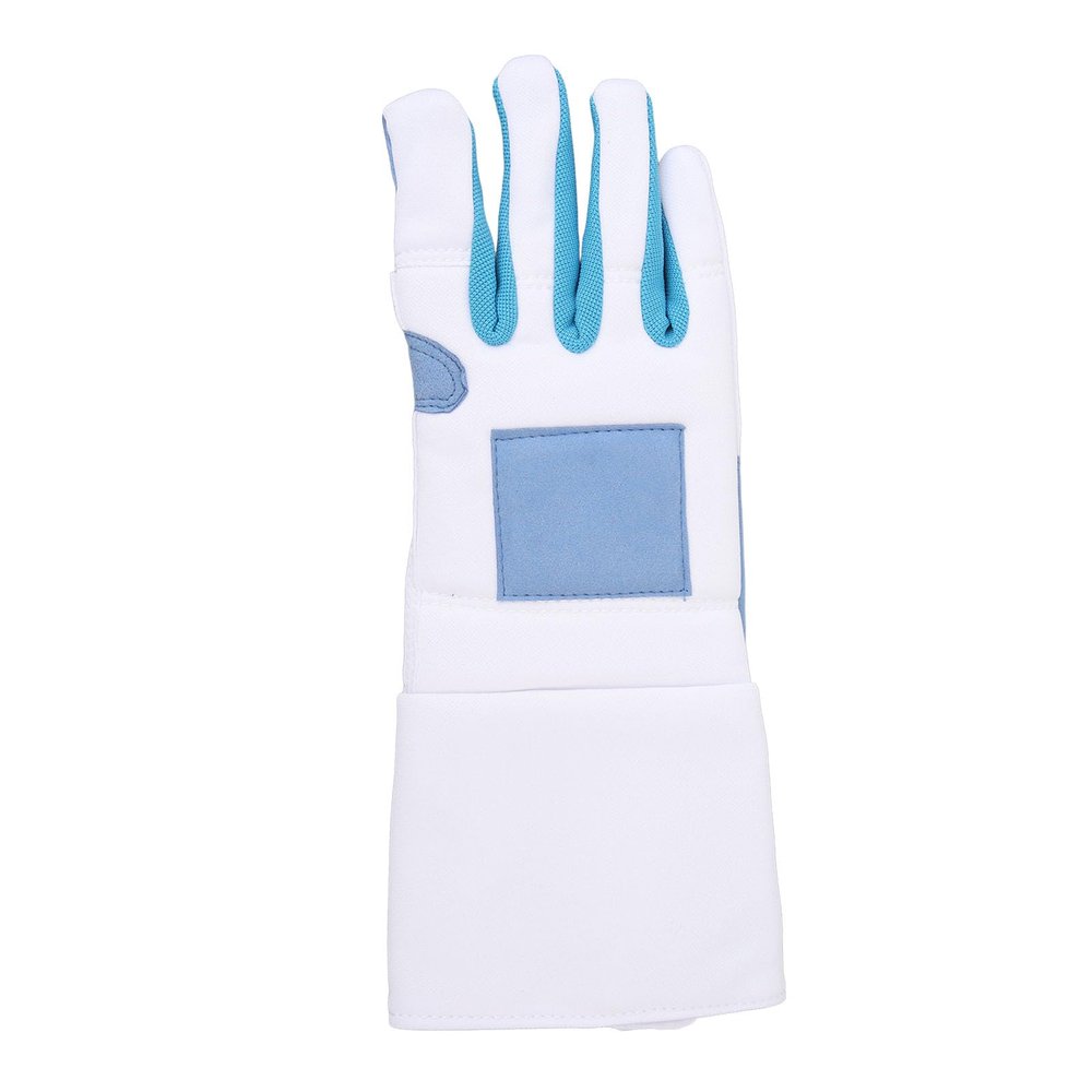 Jauarta Fencing Glove Right Hand Anti Slip Knitted Fabric Comfortable Fit Fencing Training Glove for Saber Foil Epee (L)