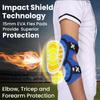 Exxact Sports Defender Plus Baseball Elbow Guard Youth & Adult, Batters Softball Elbow Guard Baseball with Adjustable Straps - (RoyalBlue, ASM) view 2