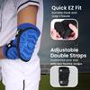 Exxact Sports Defender Plus Baseball Elbow Guard Youth & Adult, Batters Softball Elbow Guard Baseball with Adjustable Straps - (RoyalBlue, ASM) view 3