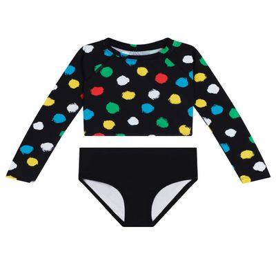 Cori Long Sleeve Rashguard Two Piece Swim Set