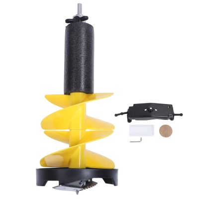 8 Inch Electric Ice Auger Kit with Universal Adapter 17.7" Aluminum Alloy for Winter Fishing