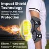 Exxact Sports Defender Plus Baseball Elbow Guard (Dark Grey, ALXL) view 2