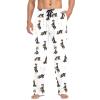 Boccsty Yoga Dogs Bernese Mountain Dog Men Cotton Pajama Pants mens Lounge Sleep PJ Bottoms with Pockets M view 1