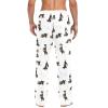 Boccsty Yoga Dogs Bernese Mountain Dog Men Cotton Pajama Pants mens Lounge Sleep PJ Bottoms with Pockets M view 4