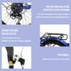 BGGFNZ Foldable Tandem Bike, 20 Inch Family Tandem Bikes for Adults, Adjustable 7-Speed Tandem Bicycles Beach Cruiser Bike for Travel and Couple Riding, High Carbon Steel Frame view 4