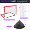 Swpeet 15Pcs 4x3 FT Soccer Goals Mini Goals with Carry Bag, L-Shaped Connection, Fiberglass Rod and Ground Peg, Practice Soccer Net Soccer Training Equipment for Backyard Outdoor Sports Games view 2