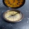 Antique Watch and Compass for Hiking, Survival Instrument, Brass Compass with Watch/Nautical Marine Brass Compass with Watch, Nautical Brass Compass with Watch view 2