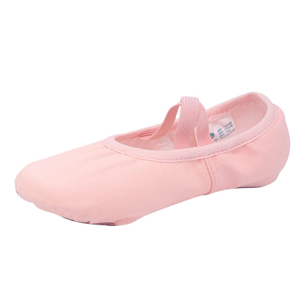 Ballet Shoes for Girls Dance Slippers Canvas Ballerina Shoes for Toddler/Little Kid/Big Kid Yoga Dance (B, 10 Toddler)