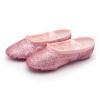 Ballet Shoes Split-Sole Glitter Flat Yoga Dance Shoes for Girls Toddler/Kid Pin Ballet Slippers (Pink, 4 Big Kids) view 3