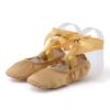 Canvas Ballet Shoes for Toddler Girls Ballet Slippers Dance Shoes(Toddler/Little/Big Kids) Girls (Khaki, 2 Big Kids) view 3