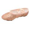 Ballet Shoes Split-Sole Glitter Flat Yoga Dance Shoes for Girls Toddler/Kid Pin Ballet (Rose Gold, 1.5 Big Kids) view 1