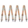 Pilipane Ski Carrier Strap, 4 Pcs Ski Boot Carrier Straps Adjust Snowboard Strap Shoulder Slinger Leash Ice Skates Winter Sport Accessories, Adjust Shoulder Slinger Leash view 1