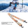 Pilipane Ski Carrier Strap, 4 Pcs Ski Boot Carrier Straps Adjust Snowboard Strap Shoulder Slinger Leash Ice Skates Winter Sport Accessories, Adjust Shoulder Slinger Leash view 2