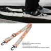 Pilipane Ski Carrier Strap, 4 Pcs Ski Boot Carrier Straps Adjust Snowboard Strap Shoulder Slinger Leash Ice Skates Winter Sport Accessories, Adjust Shoulder Slinger Leash view 3