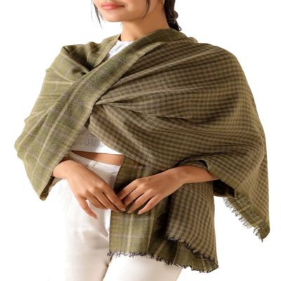 AUZURE Womens Scarf Fashion Cashmere Feel Plaid Scarfs for Evening Pashmina Shawls and Wraps Long Blanket Travel Scarf