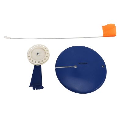 Pilipane Portable Ice Fishing Tip Up Flag Kit, Efficient Winter Rod Indicator with Floating Base Tackle for Enhanced Fishing
