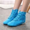 Canvas Jazz Dancing Sneakers Ballet Dance Boots for Girls Boys (Toddler/Little Kid/Big Kid) Soft (Blue, 11 Little Child) view 4